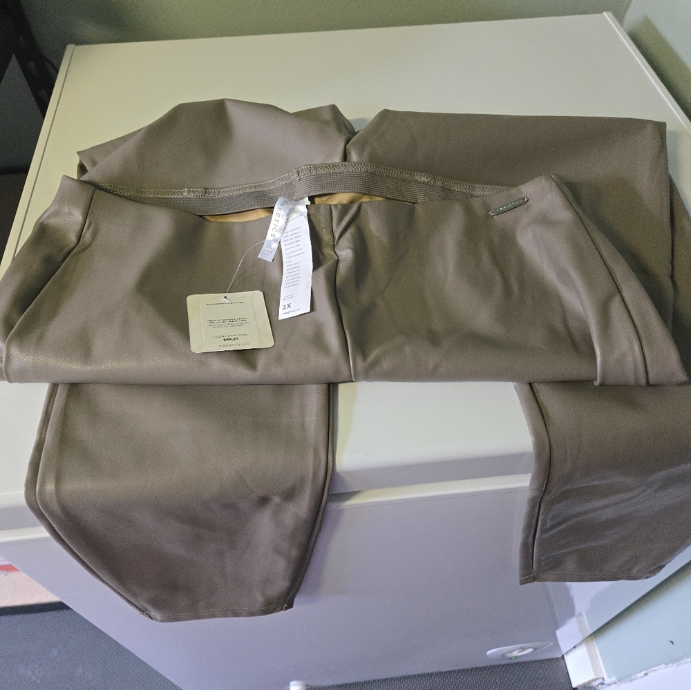 Fabletics Taupe Satin Sleepwear